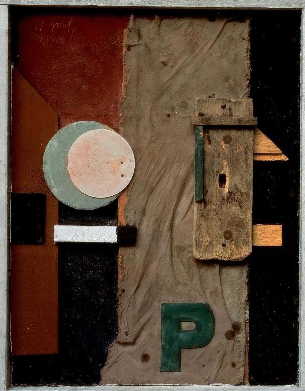 Merzbild P rosa da Kurt Schwitters