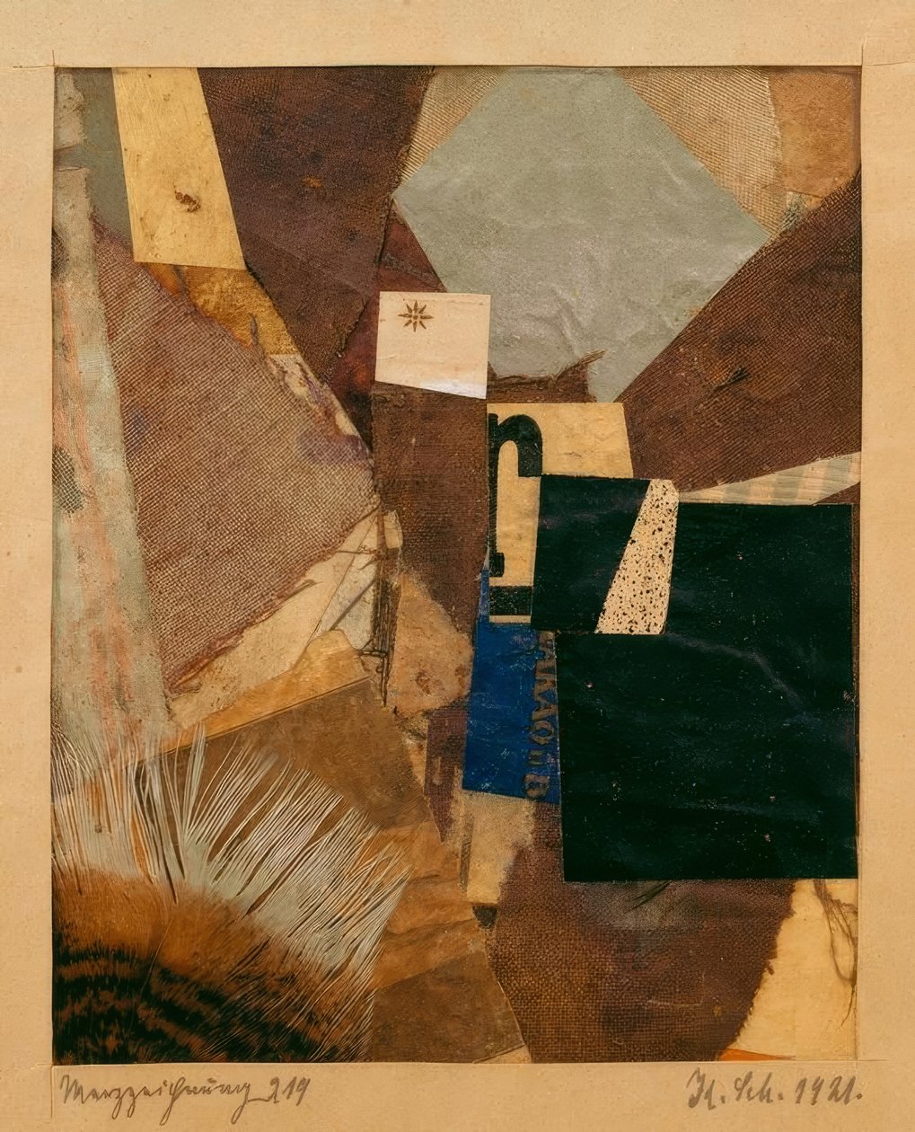 Disegno Merz 219 da Kurt Schwitters