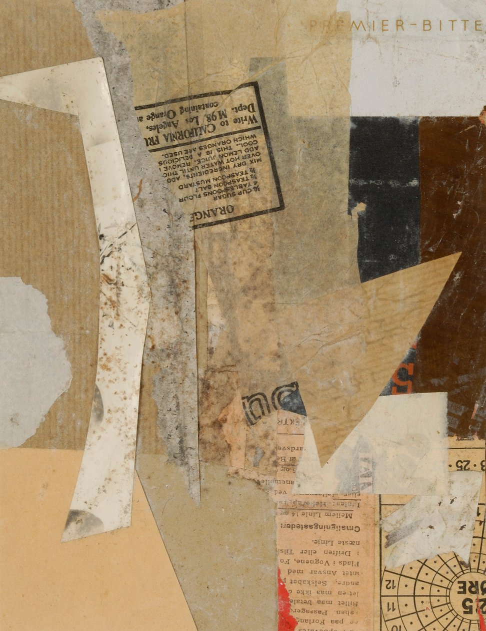 Mier Bitte, 1946 da Kurt Schwitters