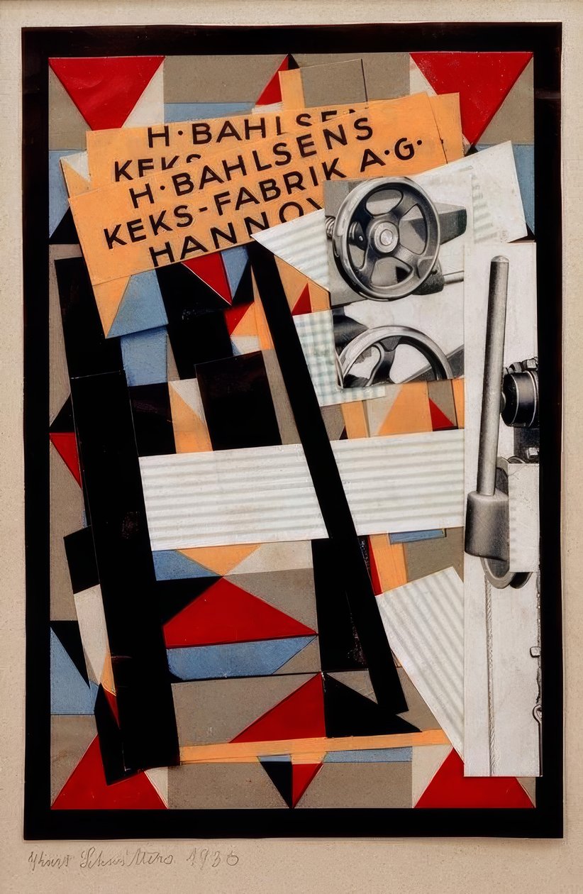 Senza titolo (Fabbrica di biscotti H. Bahlsen A.G.) da Kurt Schwitters