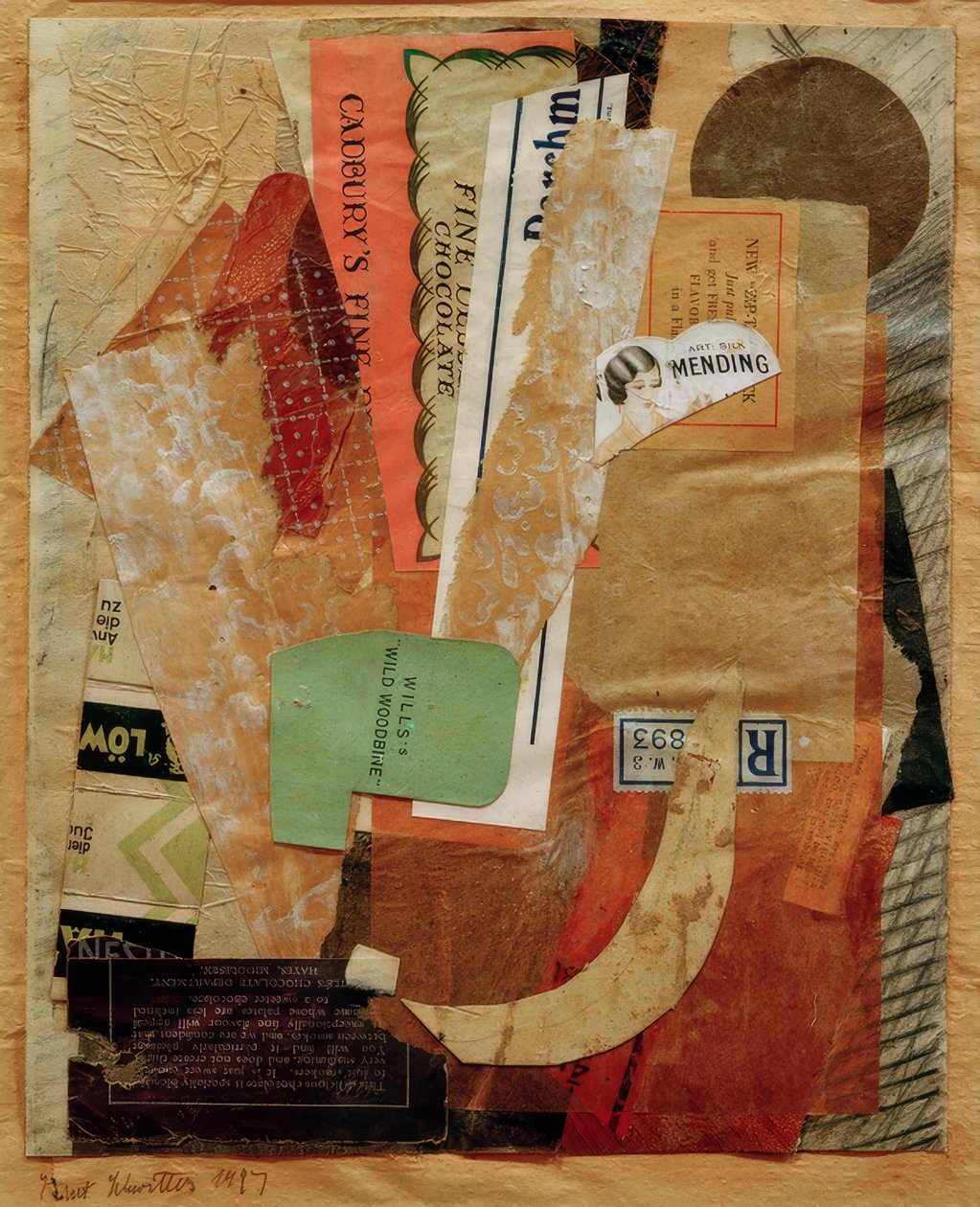 Senza titolo (Mending) da Kurt Schwitters