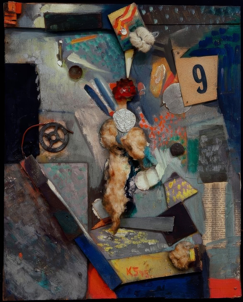 Senza titolo (Merzbild 9) da Kurt Schwitters