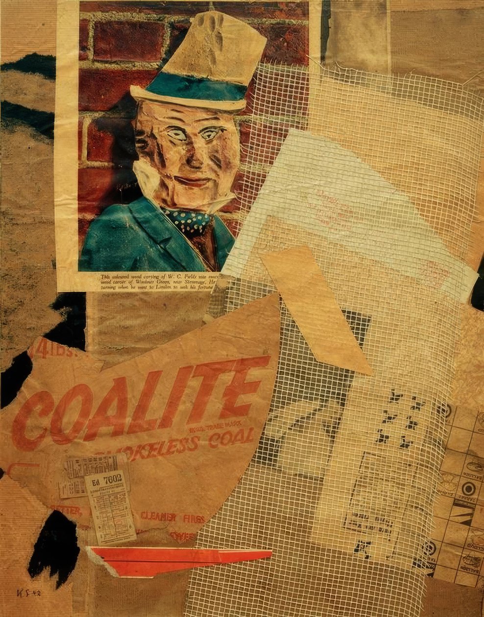 Senza titolo (W.C. Fields) da Kurt Schwitters
