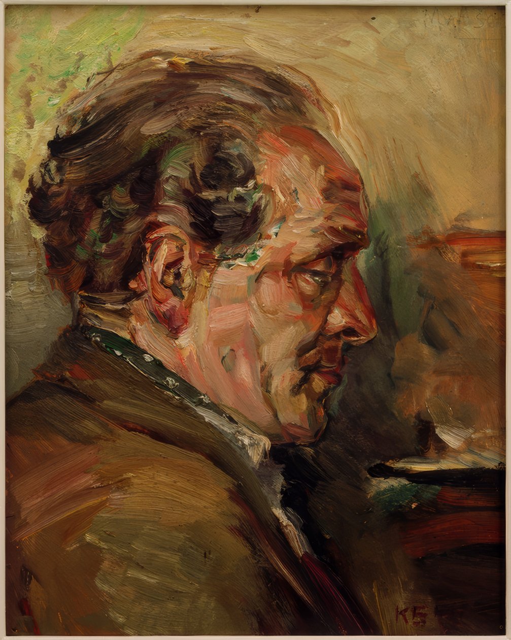 Ritratto dello scultore Charoux da Kurt Schwitters