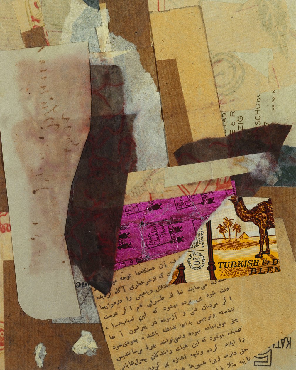 Turkish e D Blend, 1936 da Kurt Schwitters