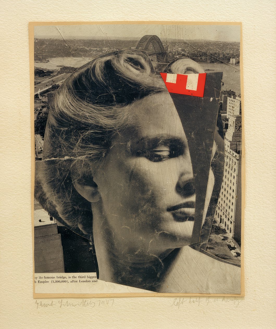 metà sinistra di una bellezza da Kurt Schwitters