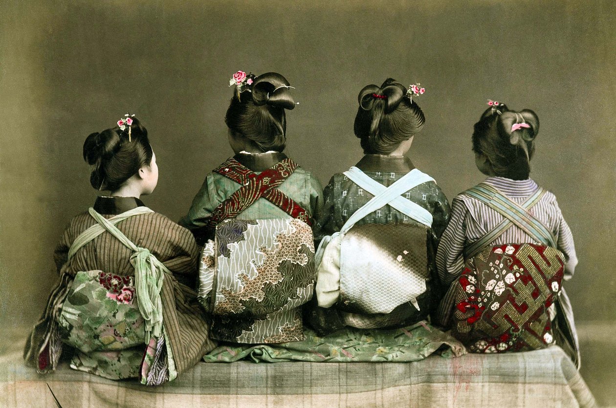 Ballerine, c.1890 da Kusakabe Kimbei