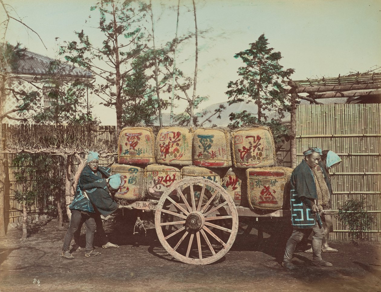 Carrello merci da Kusakabe Kimbei