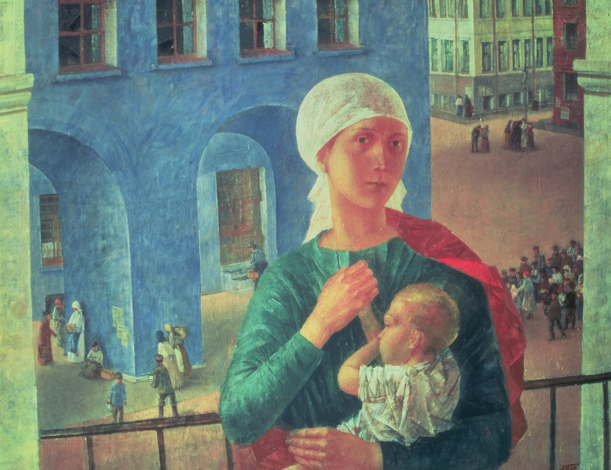 1918 a Pietrogrado, 1920 da Kuzma Sergeevich Petrov Vodkin