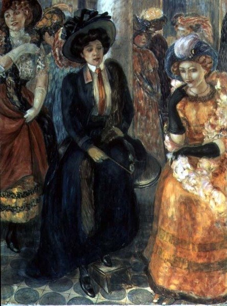 In un caffè da Kuzma Sergeevich Petrov Vodkin