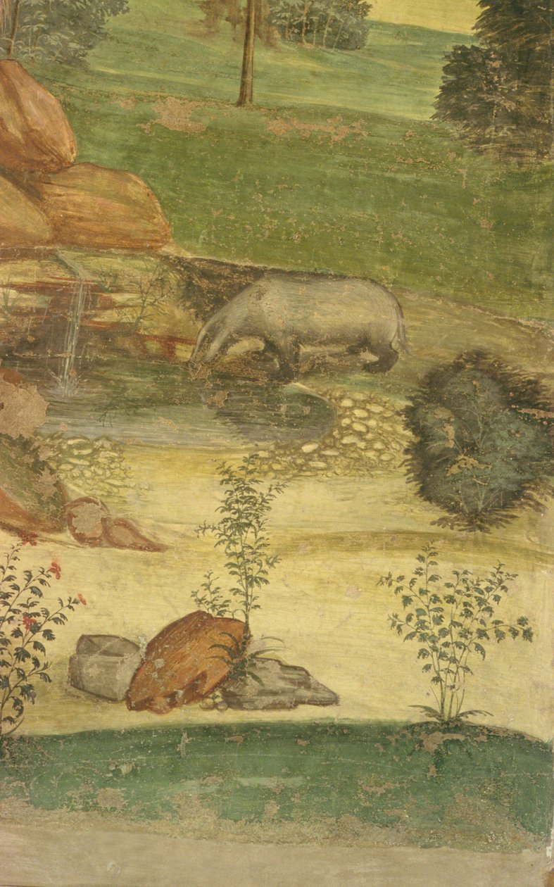 La vita di San Benedetto (dettaglio) da L. and Sodoma, G. Signorelli