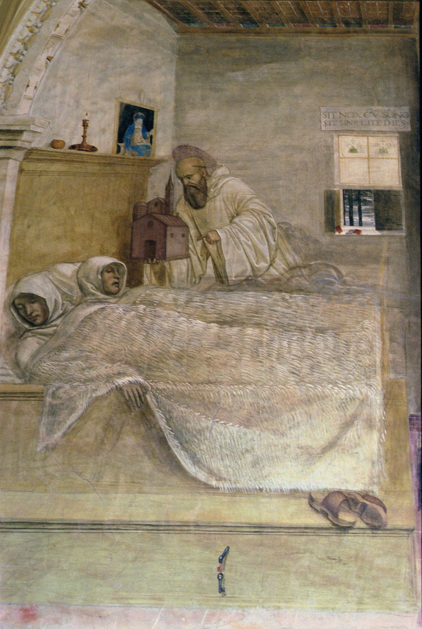 La vita di San Benedetto (dettaglio) da L. and Sodoma, G. Signorelli
