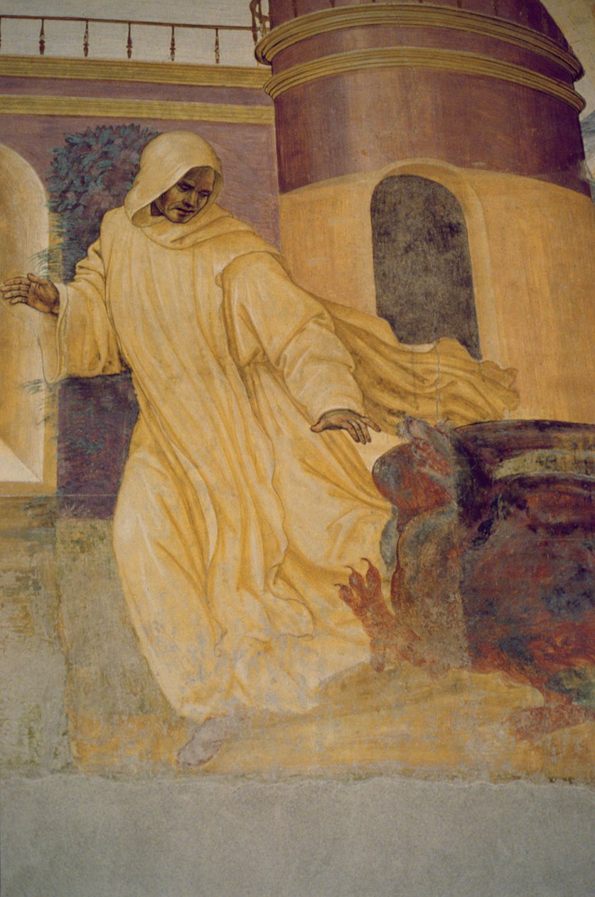 La vita di San Benedetto (dettaglio) da L. and Sodoma, G. Signorelli