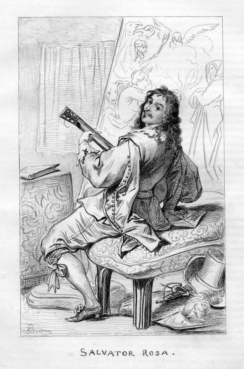 Ritratto inciso da «L. Chaillot» d Devéria
