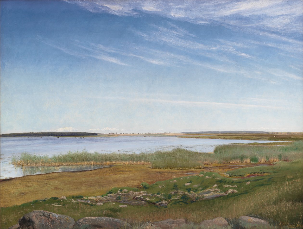 Il fiordo vicino a Karrebæksminde, Zelanda da Laurits Andersen Ring