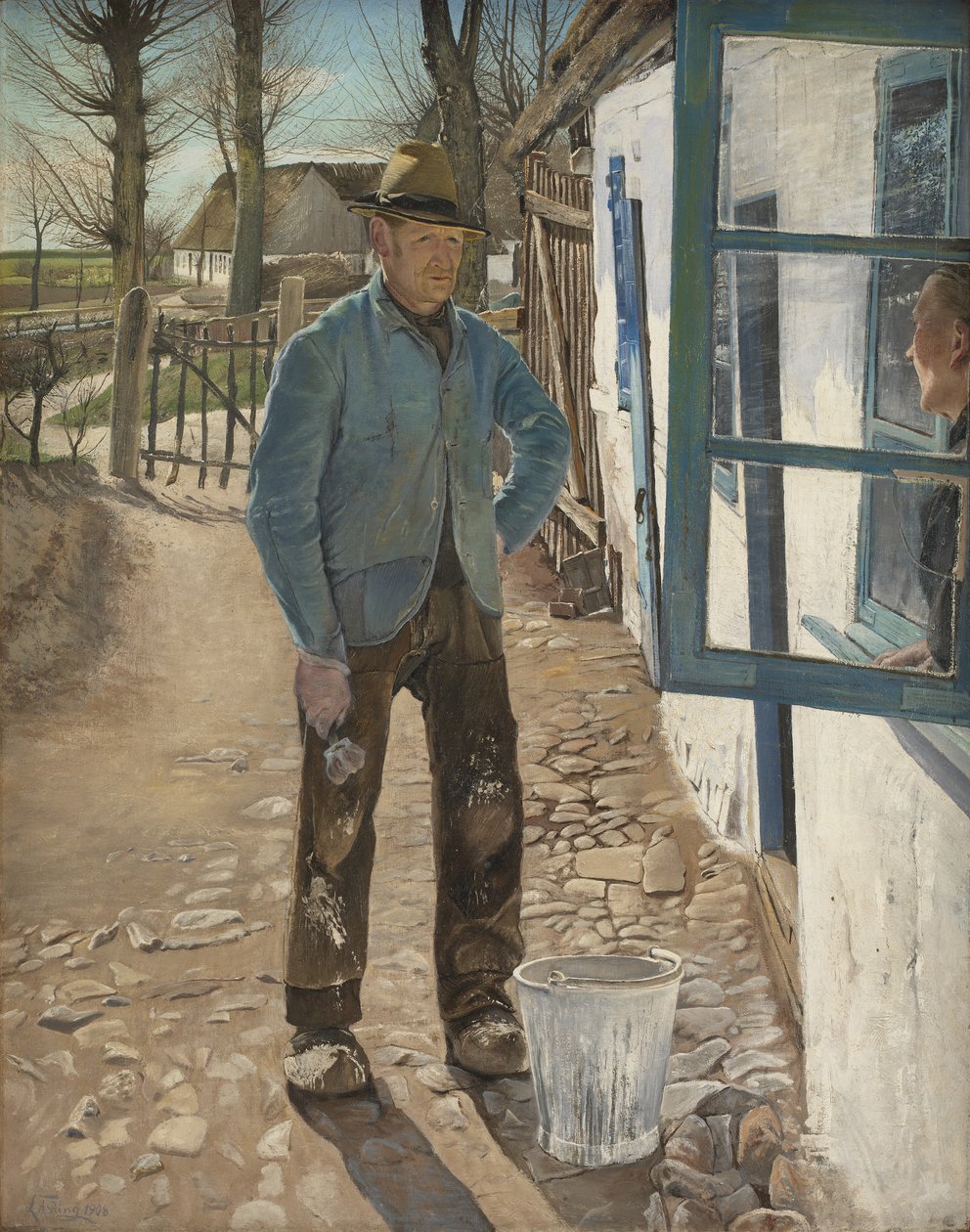 Imbiancare la vecchia casa da Laurits Andersen Ring