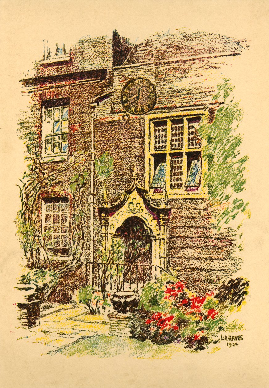 Staple Inn, Londra, 1924 da L. A. Hayes