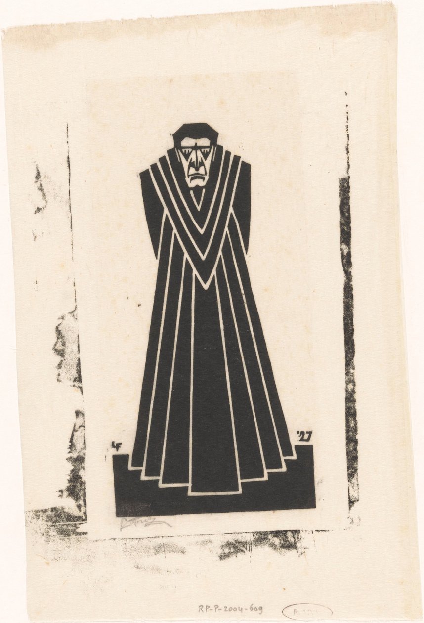 Sacerdote in toga da L. Fritz (signed by artist)