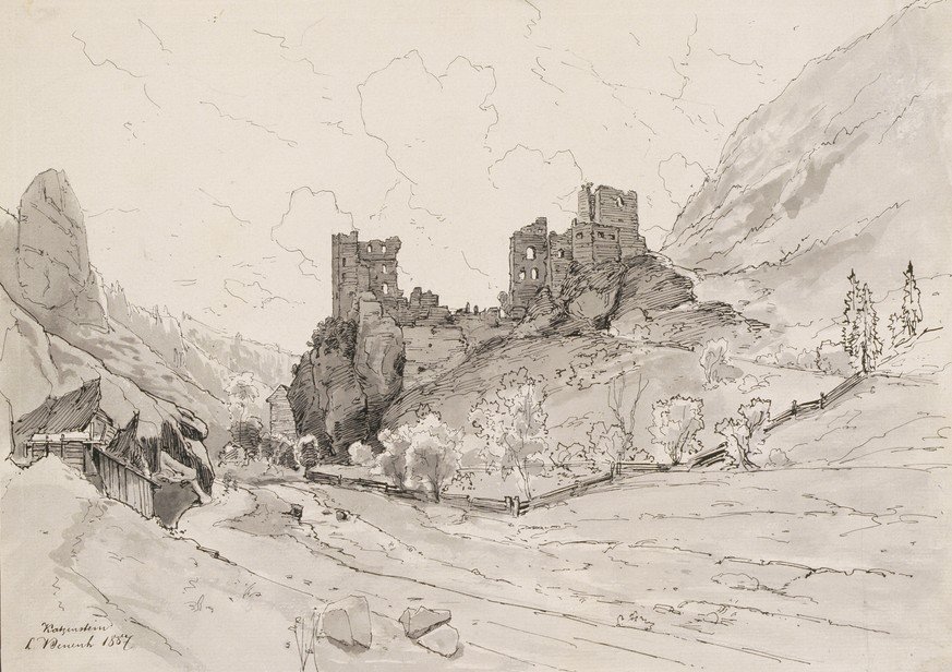 Rovine del castello Kamenn da Ladislav Benesch