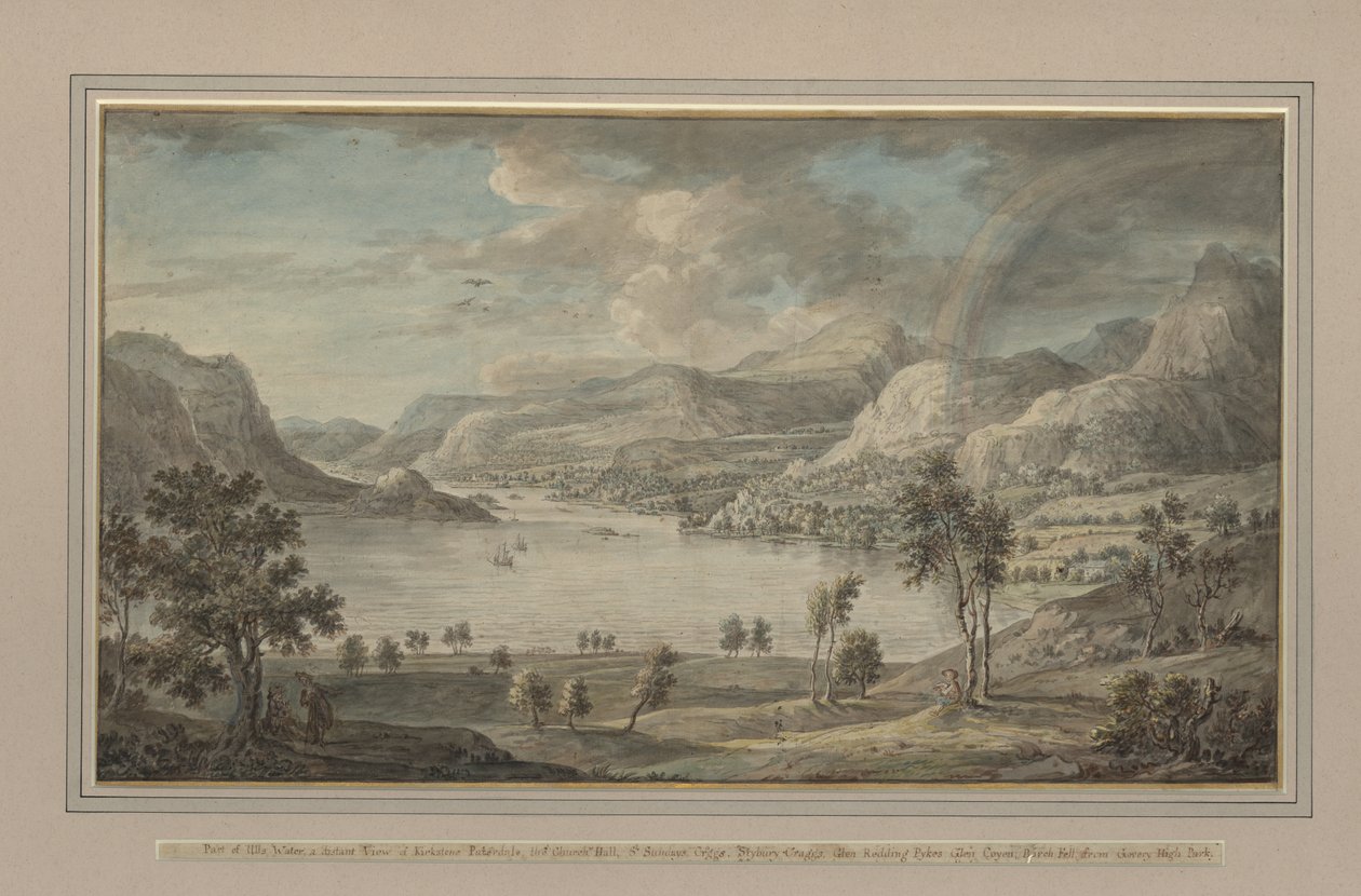 Parti di Ulls Water, c.1770-80 da Lady Mary Lowther