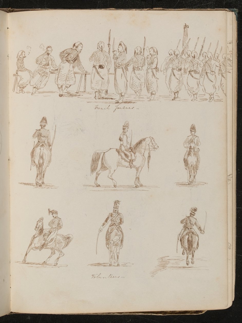 Studio di ventuno soldati da Lady Butler