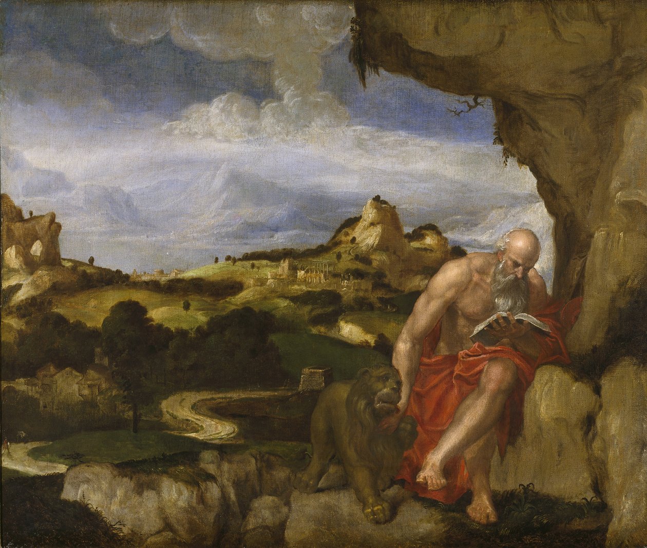 San Girolamo nel Deserto, 16° secolo da Lambert Sustris