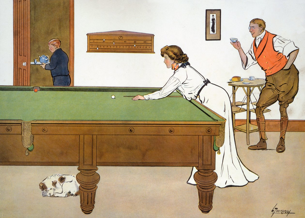 Una partita di biliardo da Lance Thackeray