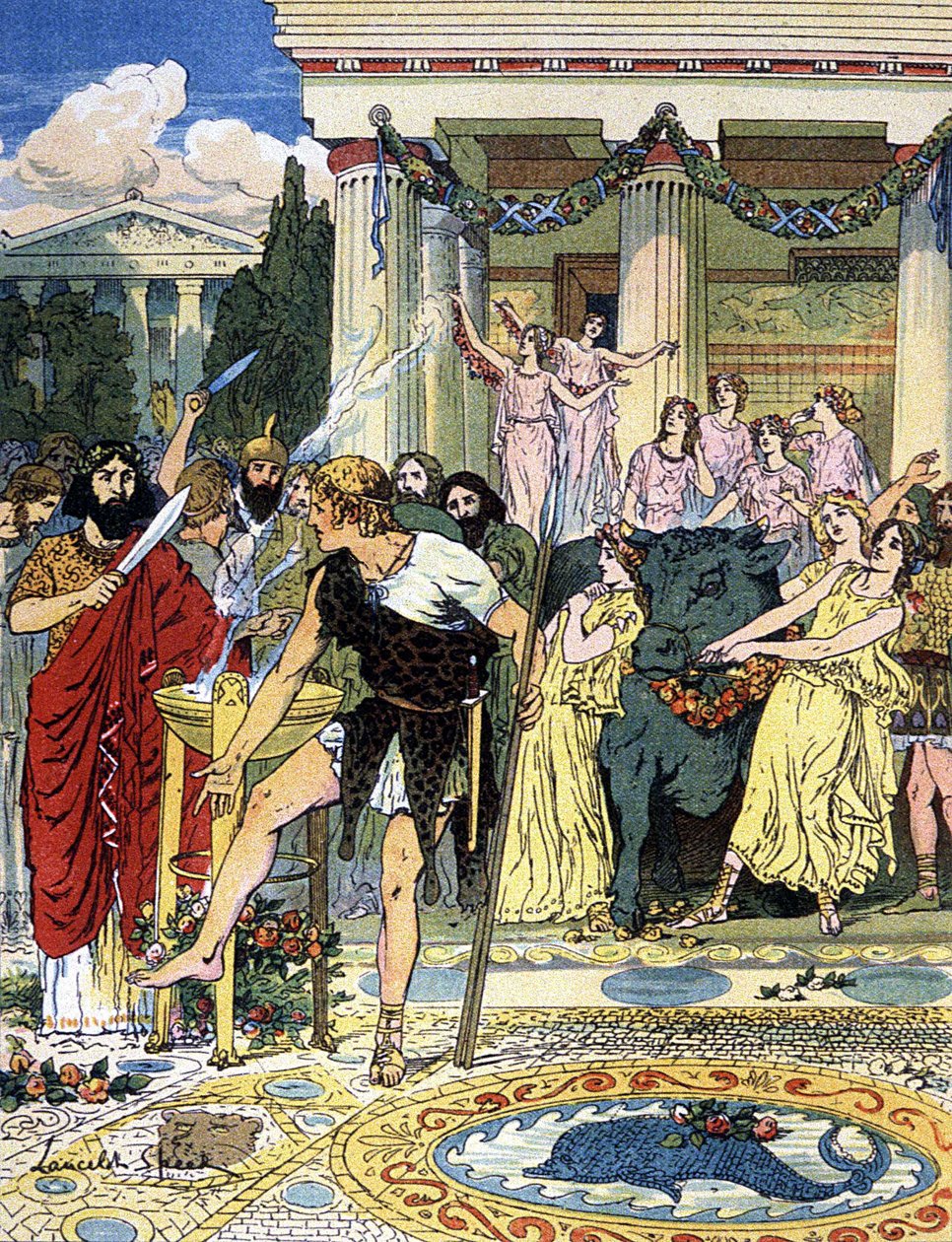 Pelias e Giasone, c.1900 da Lancelot Speed