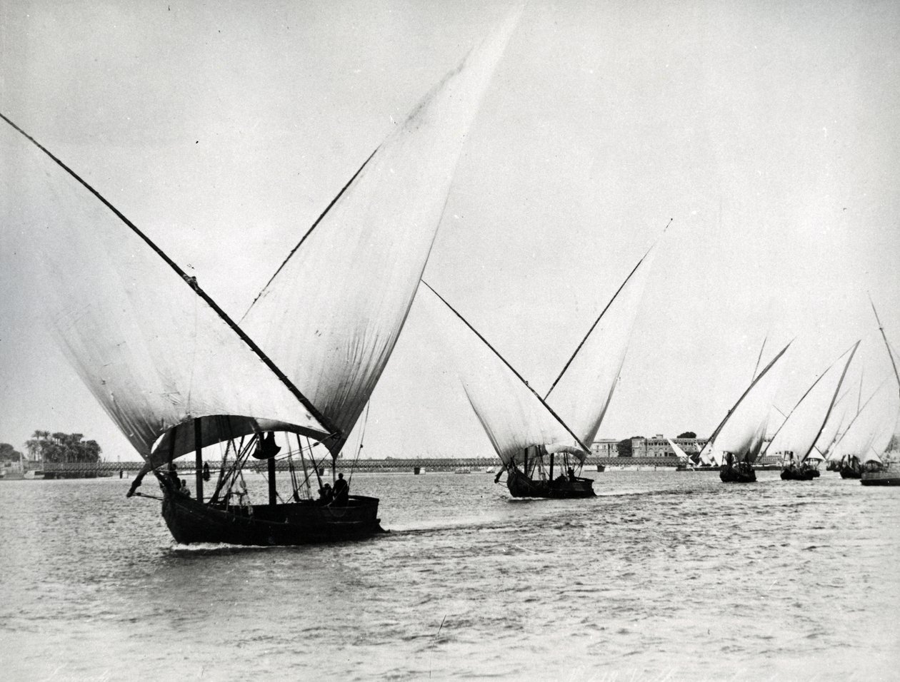 Navigazione sul Nilo, c.1880 da Langaki