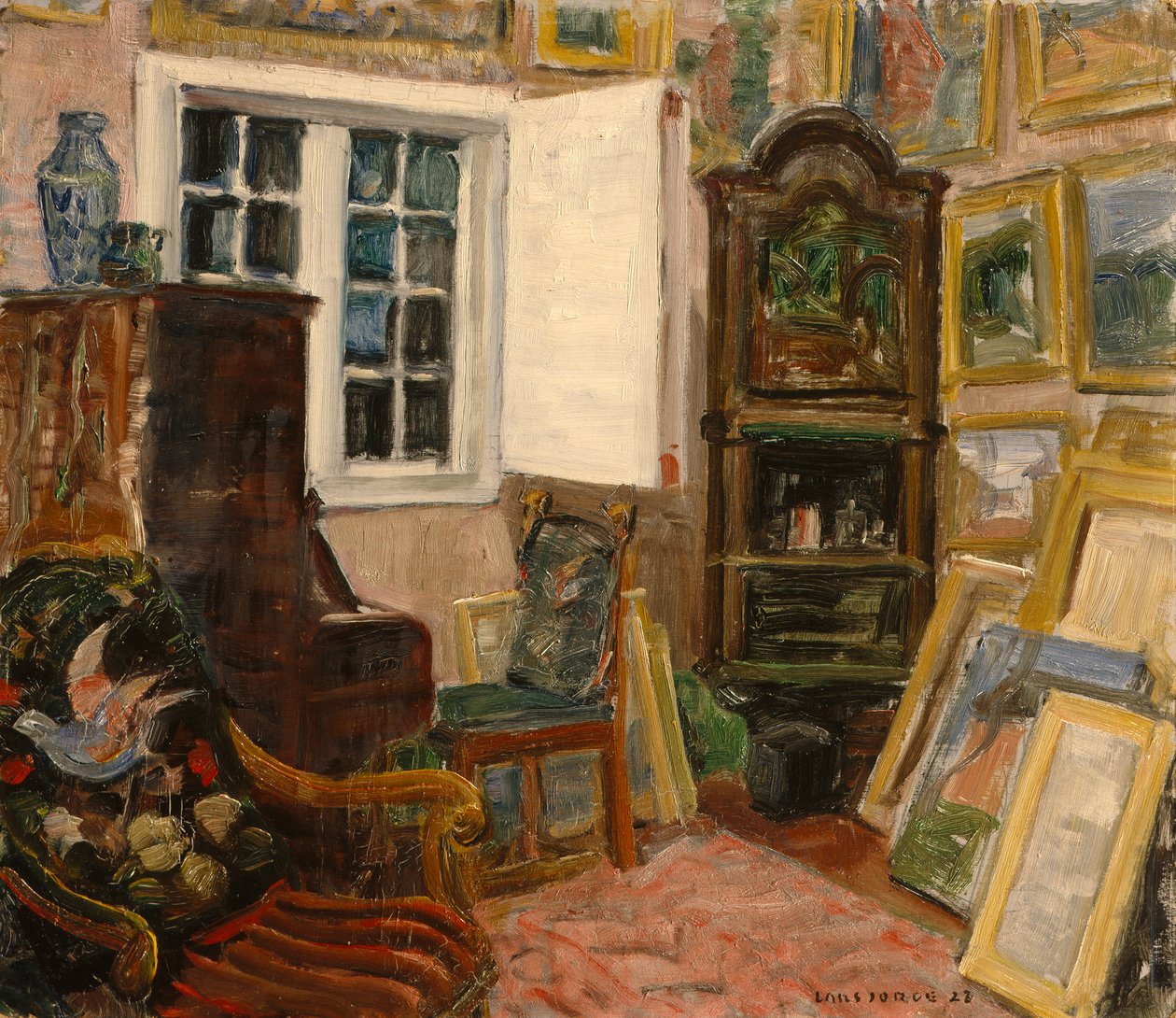 Interno dello studio da Lars Jorde