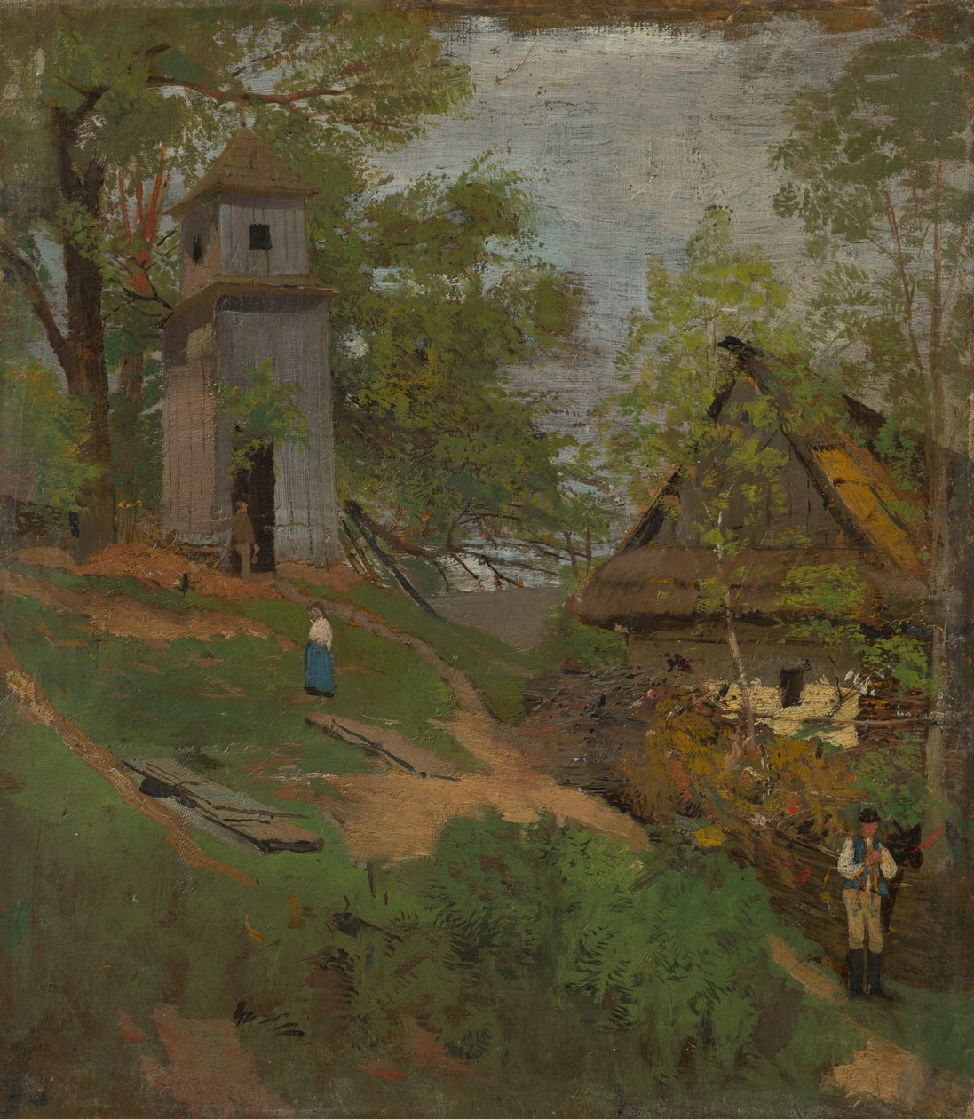 Campanile di legno da Laszlo Mednyanszky