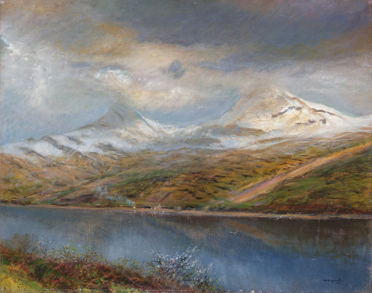 Paesaggio nei Monti Tatra da Laszlo Mednyanszky