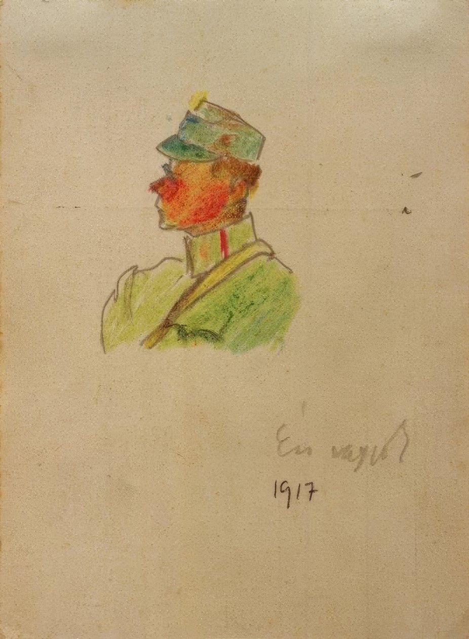 Sono io (Autoritratto come ufficiale) da Laszlo Moholy Nagy