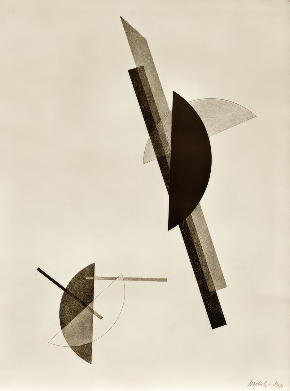 Costruzioni. 6. Mappa di Kestner da Laszlo Moholy Nagy