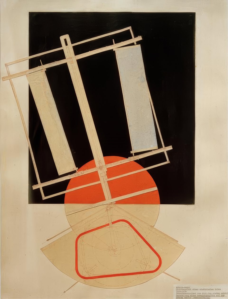 Requisito di luce di un palco elettrico da Laszlo Moholy Nagy