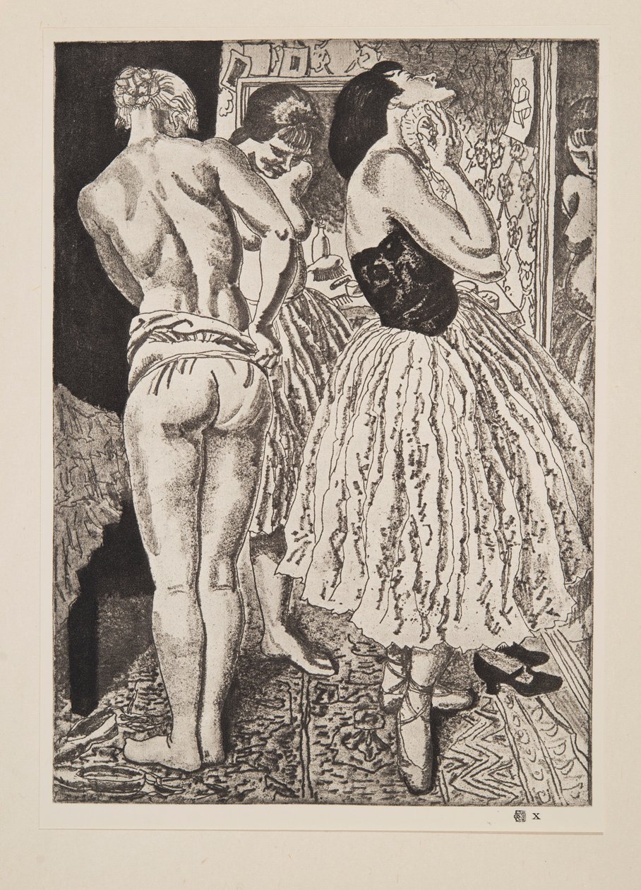 Le tre grazie del balletto da Laura Knight