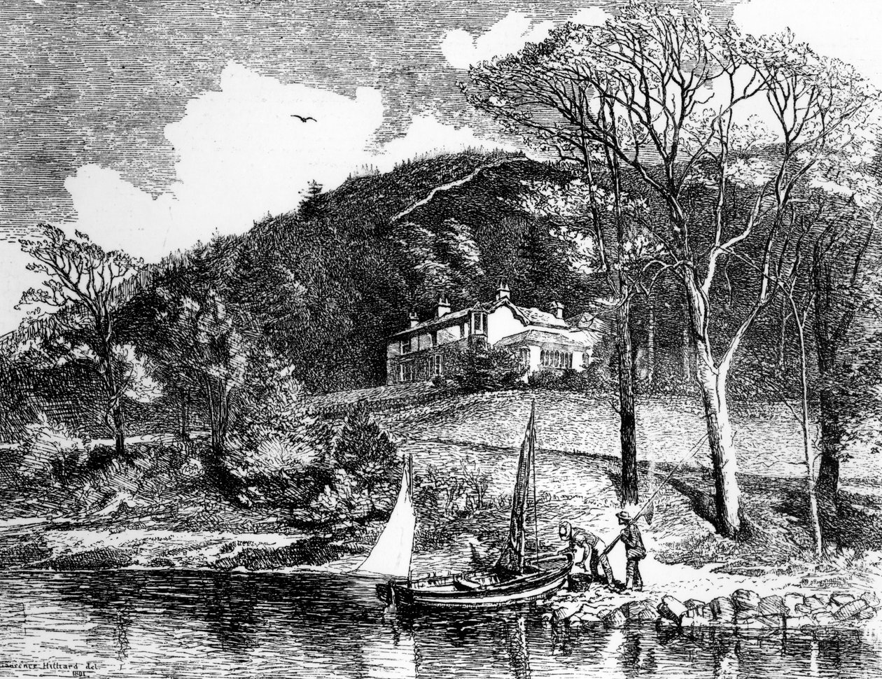 Casa di Mr Ruskin, Brantwood, 1881 da Laurence J. Hilliard