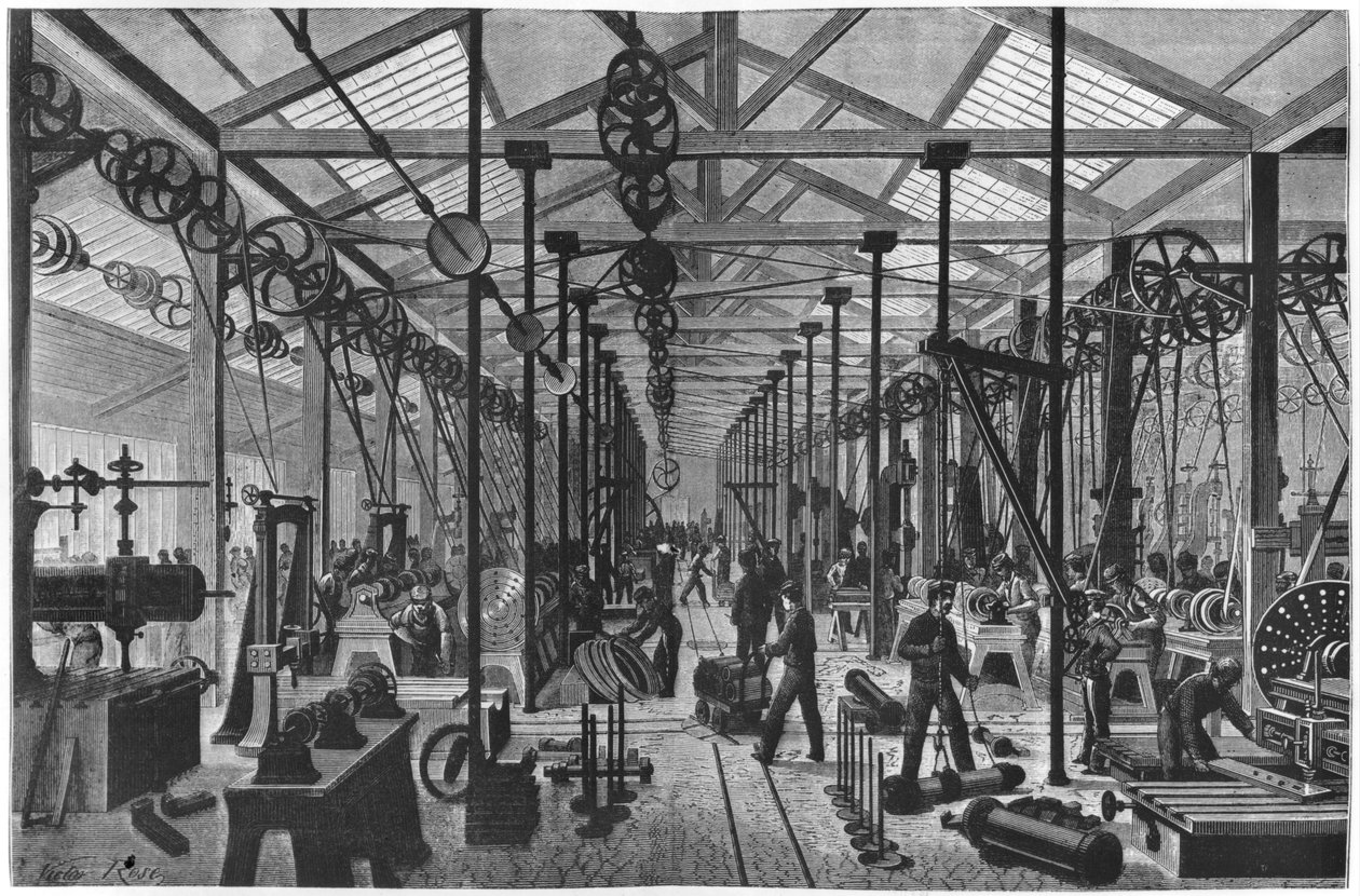Le forge di Ivry, illustrazione da 