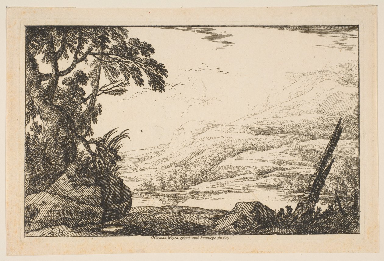 Gruppo di alberi da Laurent de la Hyre
