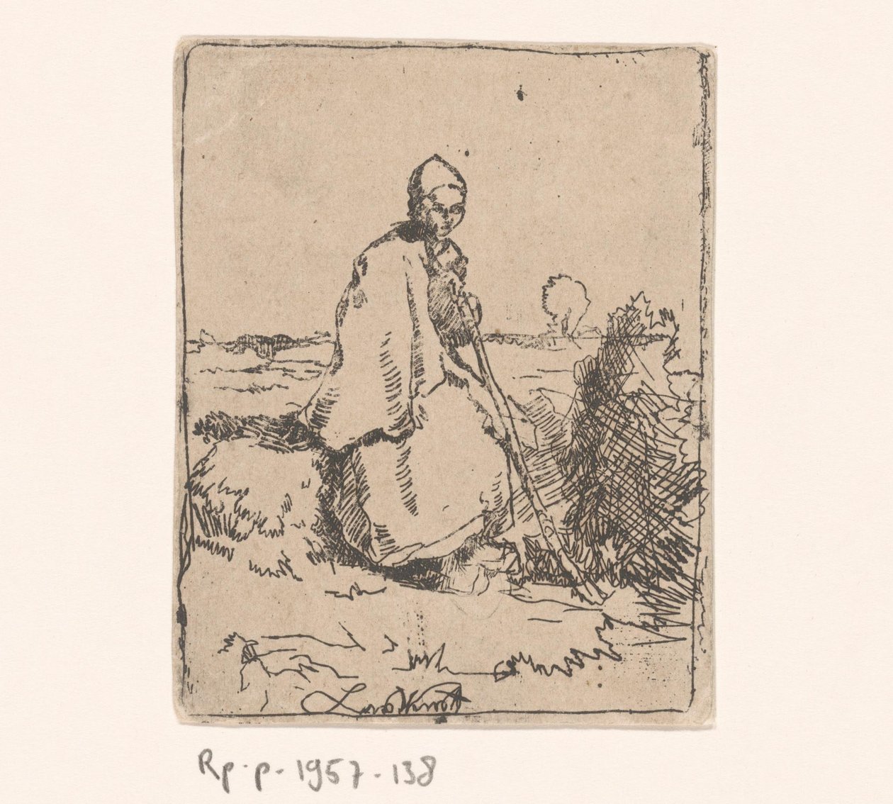 Pastorella seduta da Laurent van der Windt