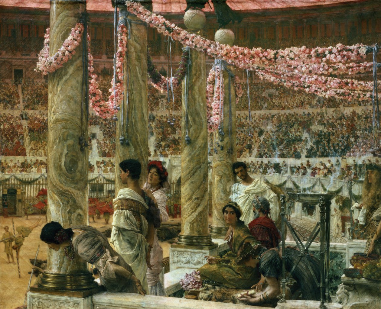 Caracalla e Geta, 1907 da Lawrence Alma Tadema