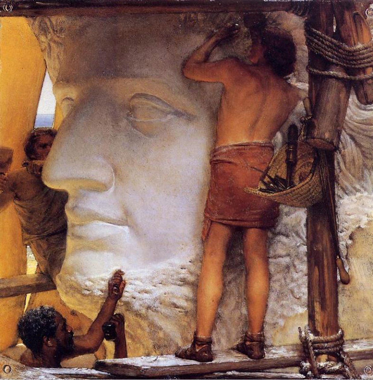 Scultori romani, 1877 da Lawrence Alma Tadema