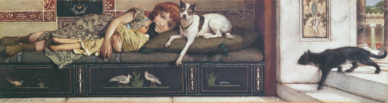 Buoni amici da Lawrence Alma Tadema