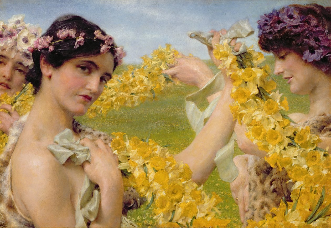 Quando i fiori ritornano, c.1911 da Lawrence Alma Tadema