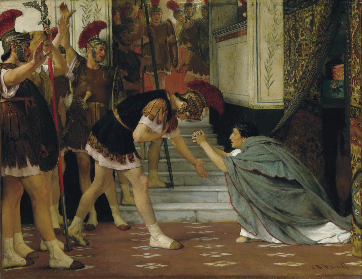 Proclamazione di Claudio Imperatore da Lawrence Alma Tadema