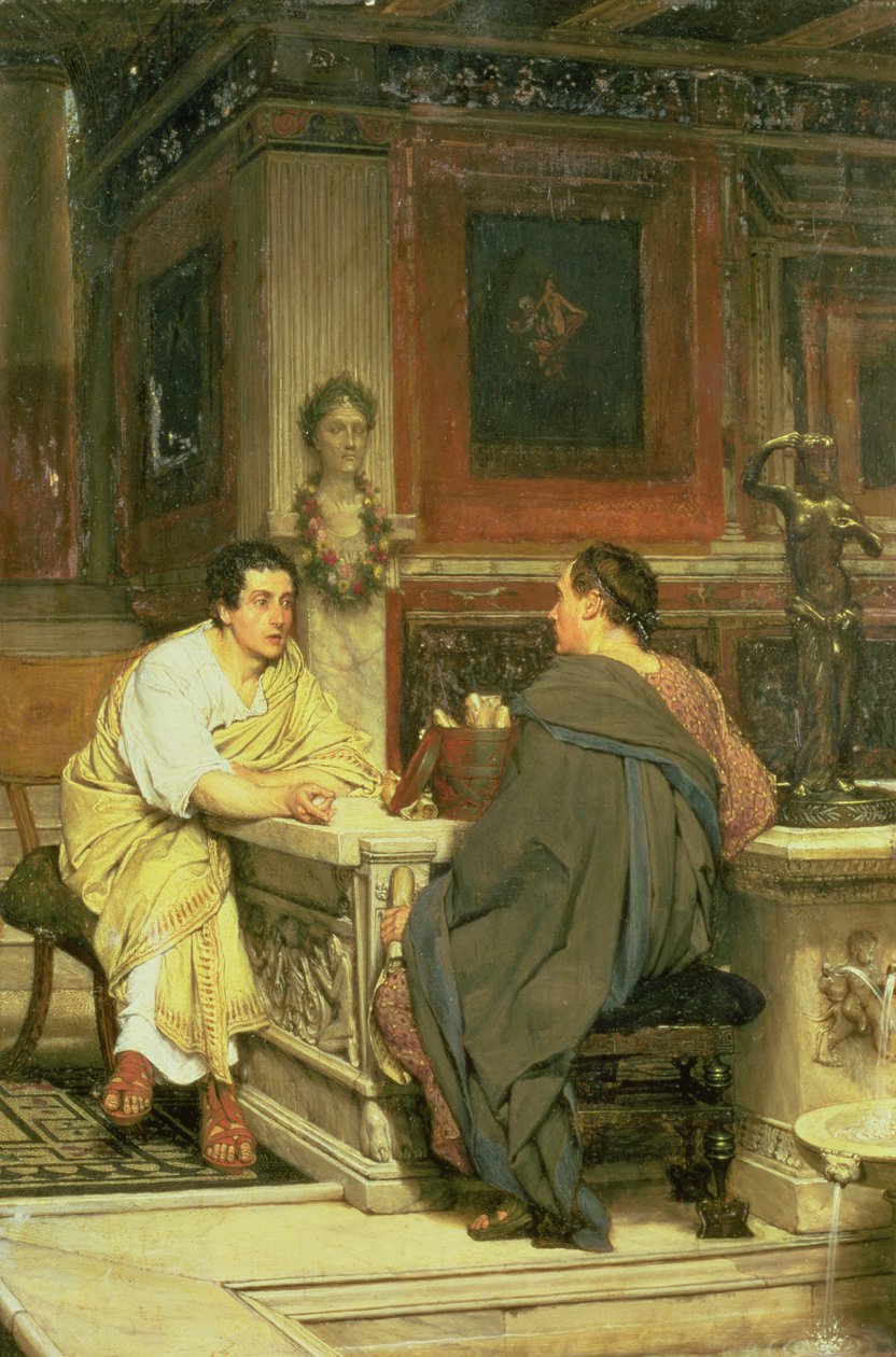 La conversazione da Lawrence Alma Tadema