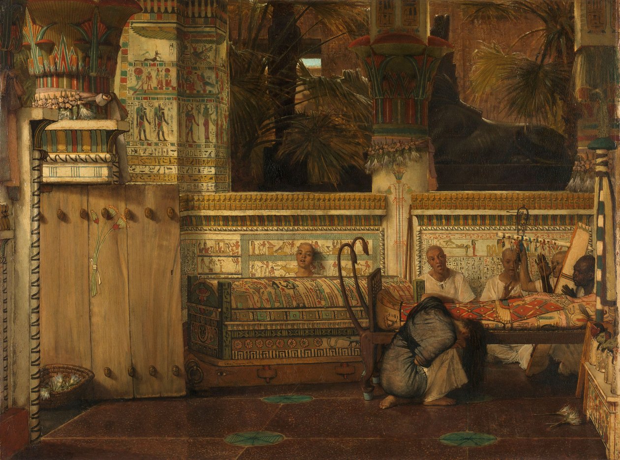 La vedova egiziana, 1872 da Lawrence Alma Tadema