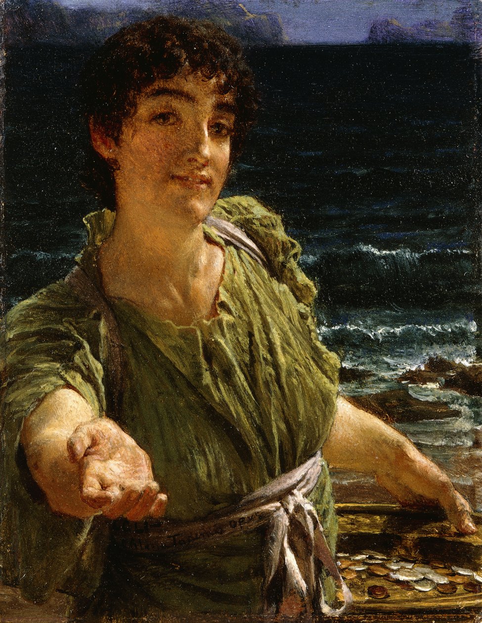 Una Carità, 1883 da Lawrence Alma Tadema