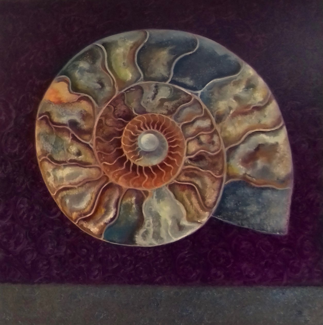 Ammonite, Magenta, 2021 da Lee Campbell