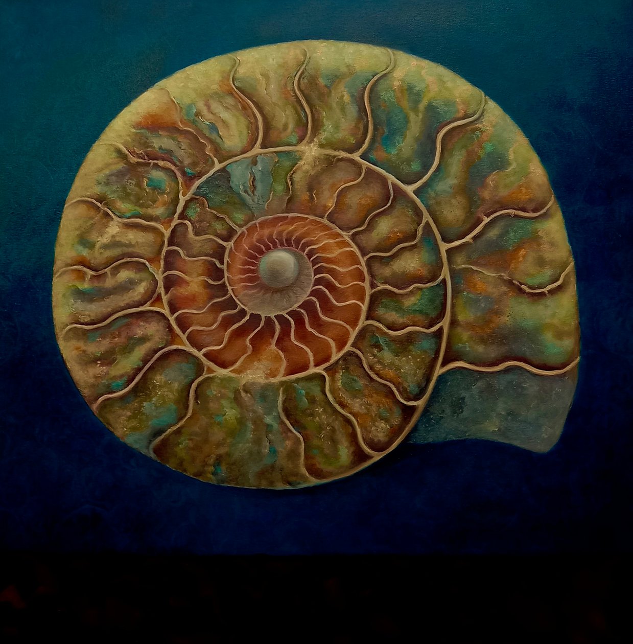 Ammonite, oro e verde da Lee Campbell